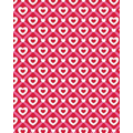 Gift Wrap (24"x100') HEART LATTICE